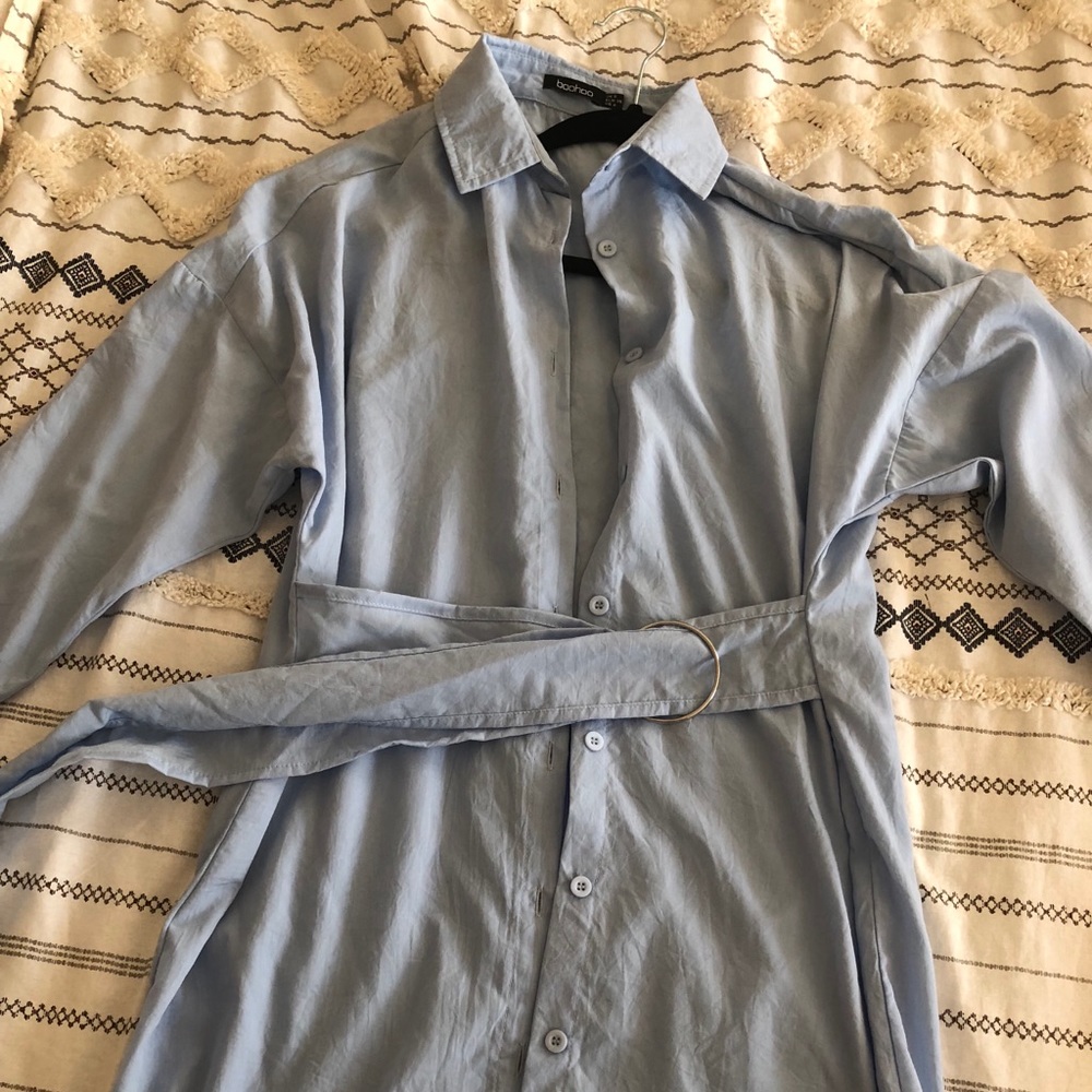 Blue Mid-Length Dress